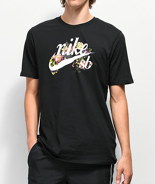 nike sb floral shirt