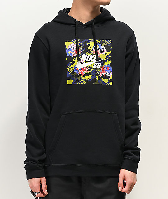 sudadera nike negra con capucha