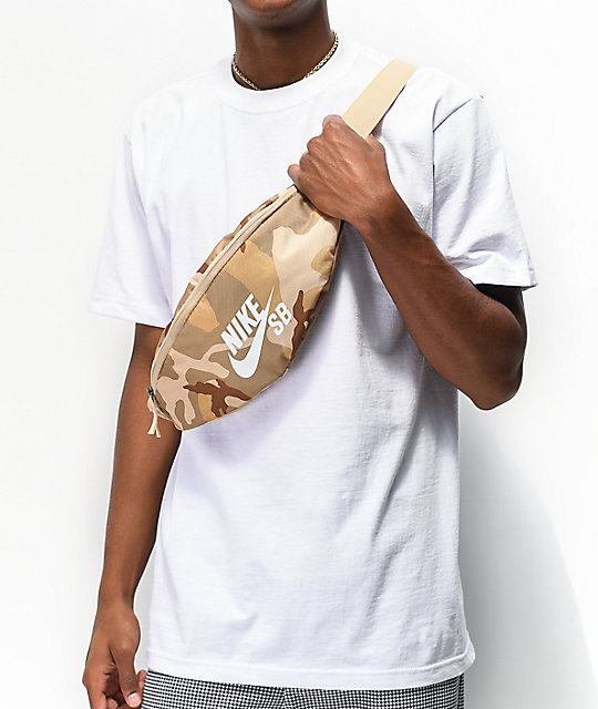 camo nike bum bag