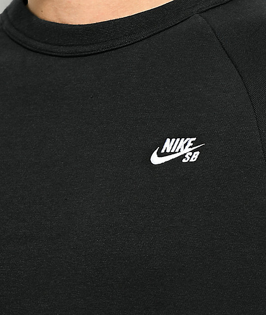 nike black crew neck sweatshirt