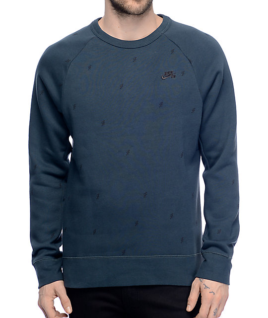 sudadera nike azul marino