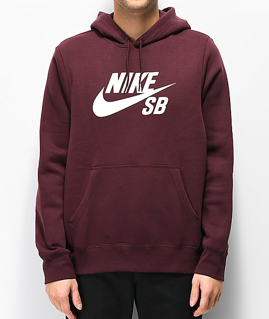 burgundy hoodie mens