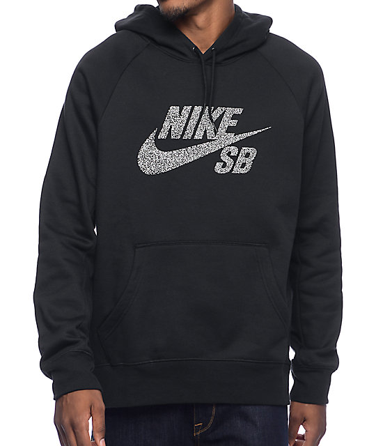 Nike SB Icon Dots Black Hoodie | Zumiez