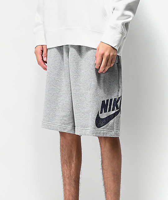 nike sb icon black mens sweat shorts