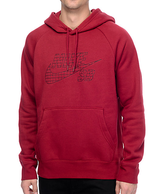 sudadera roja con capucha