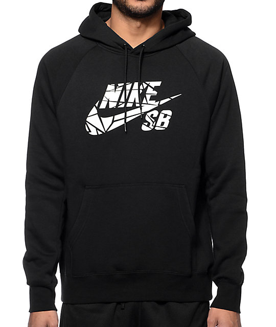 Nike SB Icon Griptape Black Hoodie