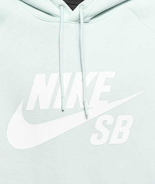 light blue nike sb hoodie