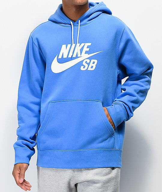 light blue nike sb hoodie