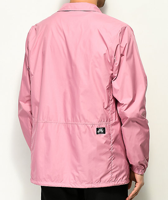 nike pink windbreaker mens