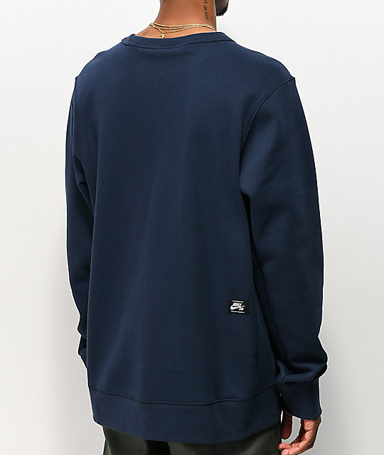 nike crew neck sweatshirt with pockets