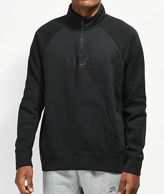 sudadera nike negra cremallera