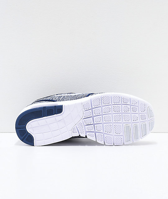 nike sb stefan janoski max blue void white