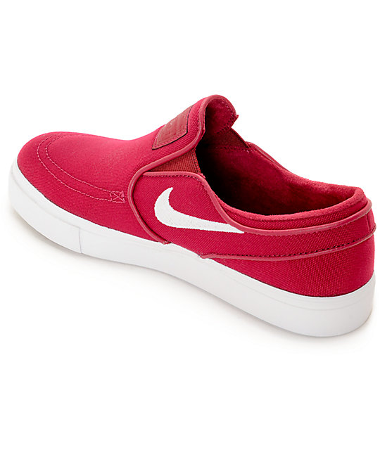 nike slip ons red