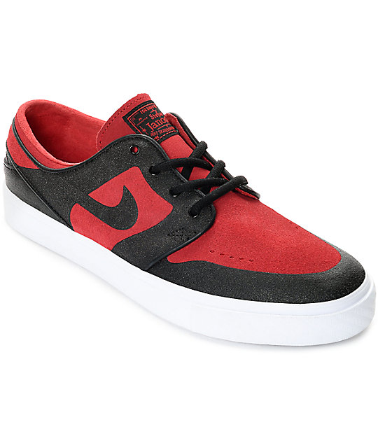 nike sb rojas con negro