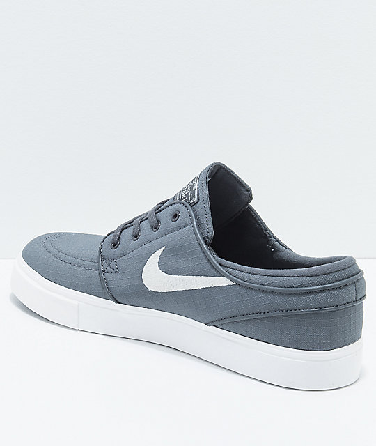nike sb grey and white