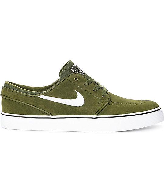 nike janoski slip on verde