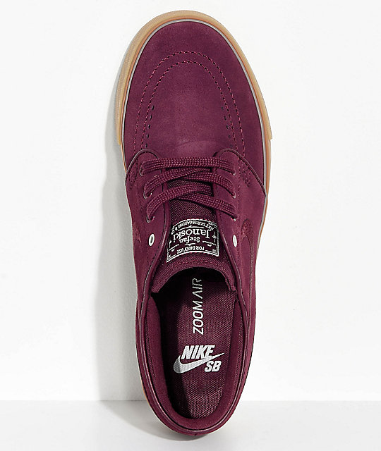 nike sb maroon shoes