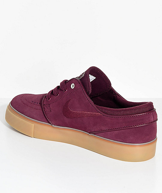 nike janoski maroon