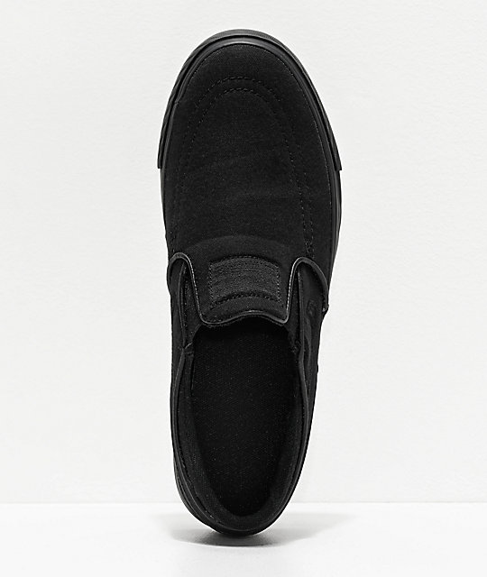 nike janoski slip on all black