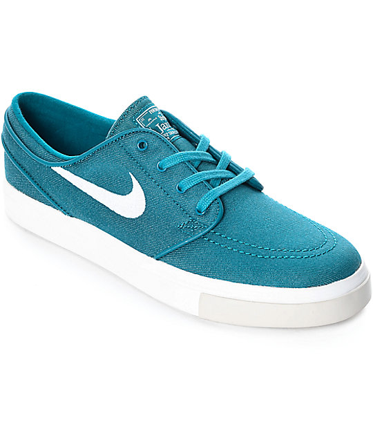 Nike SB Janoski zapatos de skate en colores azul claro y crema 