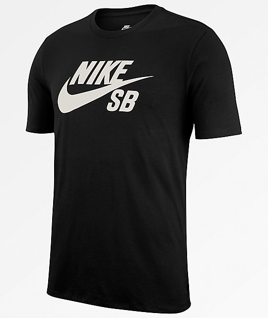 Nike SB Logo Black T-Shirt at Zumiez : PDP