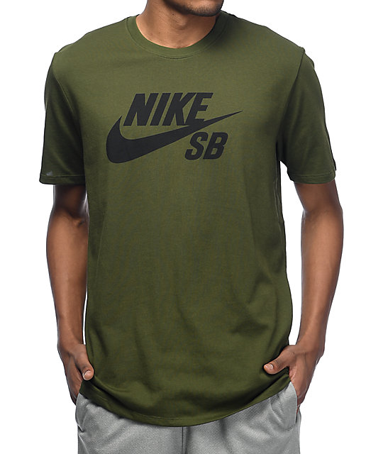olive green nike outfit