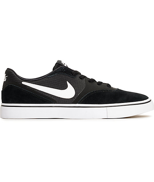 Nike SB Paul Rodriguez 9 VR Black & White Skate Shoes | Zumiez