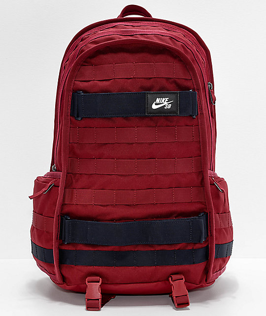 Nike sb backpack red on sale