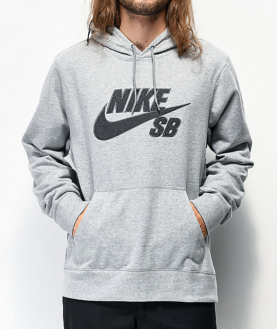 nike sb y2k grey hoodie