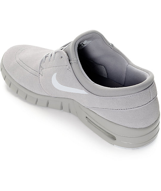 Nike SB Stefan Janoski Max zapatos en gris y color plata | Zumiez