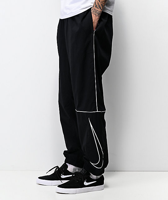 nike zipper track pants