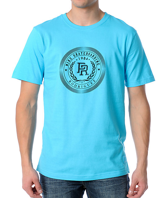 t shirt nike cyan