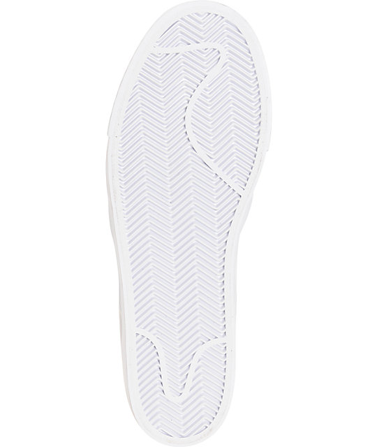 Nike SB Zoom Stefan Janoski All White Canvas Skate Shoes | Zumiez