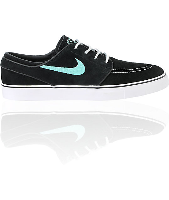 nike janoski black mint