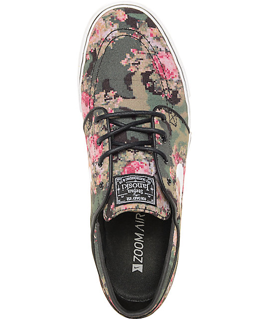 Nike SB Zoom Stefan Janoski PR OG Digi Floral QS Skate Shoes | Zumiez