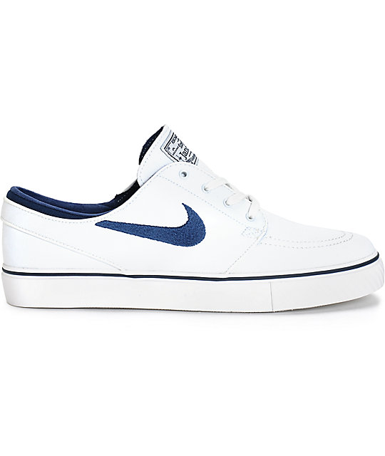 nike sb zoom janoski summit white canvas skate shoes