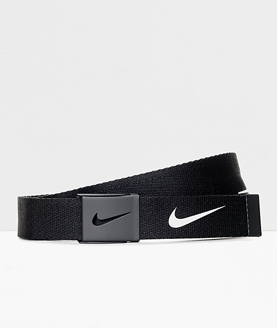 Nike Tech Essentials Black Web Belt | Zumiez