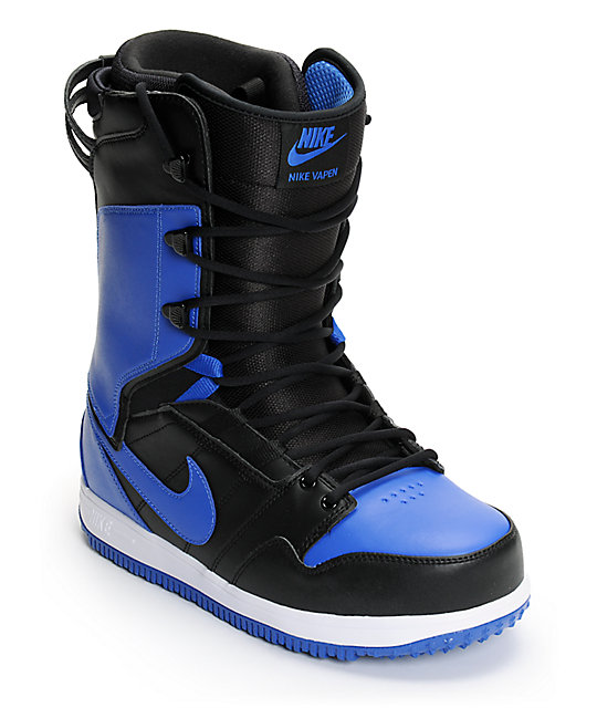 Nike Vapen Black, White & Varsity Royal Snowboard Boots at Zumiez : PDP