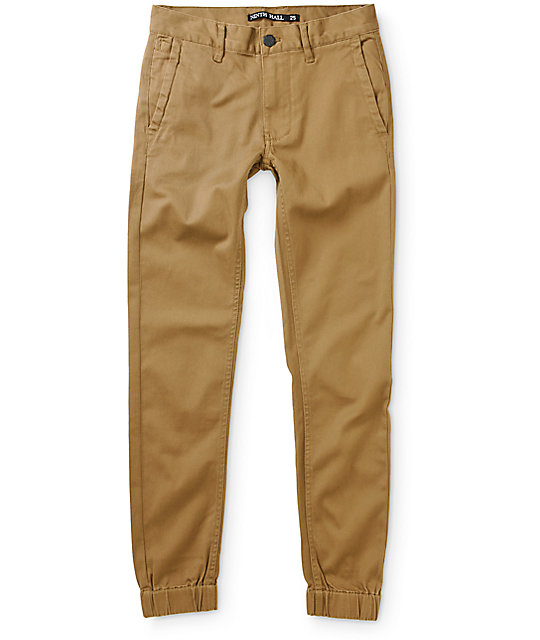 boys twill jogger pants