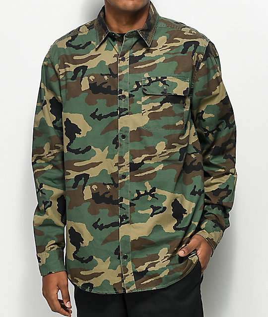 camo print shirt