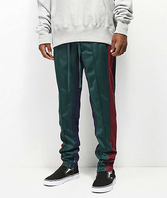 nike green track pants