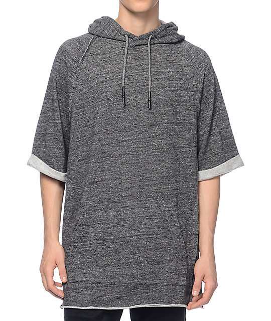 Download Ninth Hall Submit Black Speckled Short Sleeve Hoodie | Zumiez