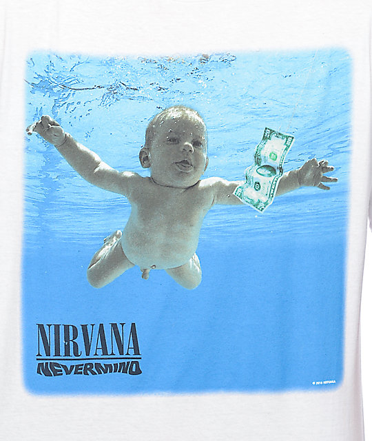 camiseta nirvana blanca