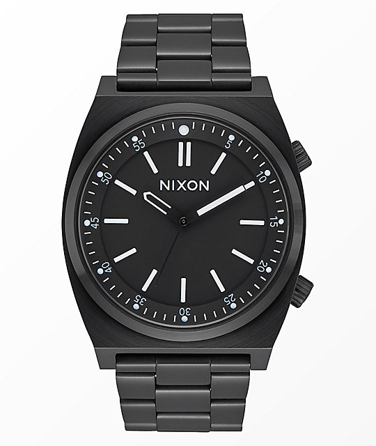 Nixon Brigade Black Analog Watch | Zumiez