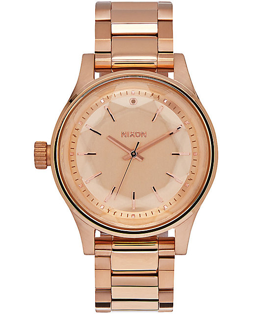 Nixon Facet 38 All Rose Gold Watch