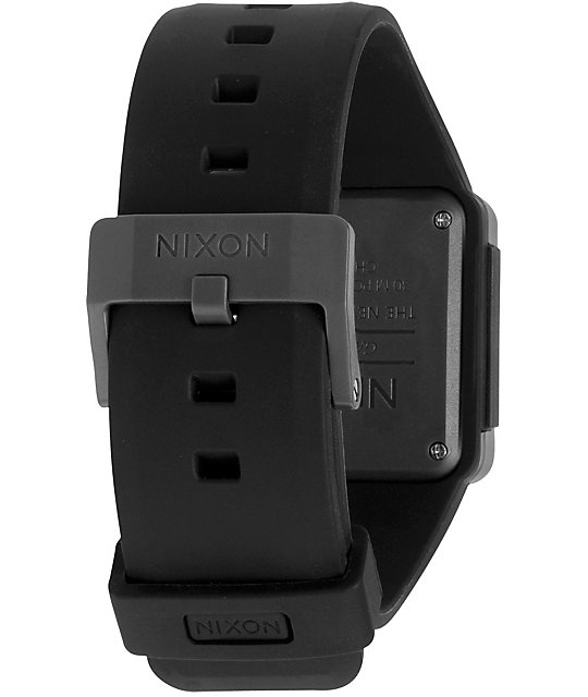 Nixon Newton Black & Grey Digital Watch | Zumiez