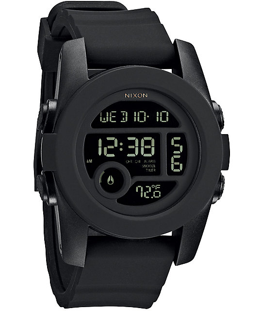 Nixon The Unit 40 Black Digital Watch | Zumiez
