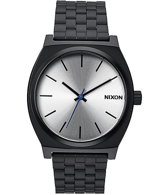 Nixon Time Teller Black & Silver Watch | Zumiez