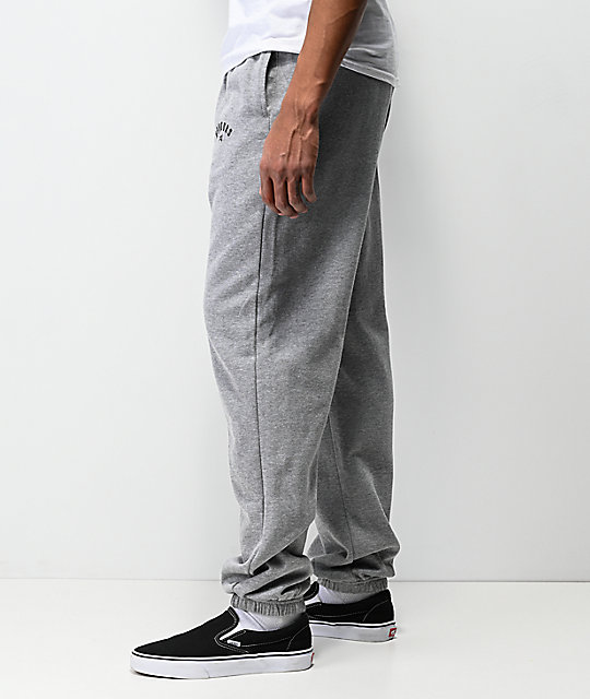 mens grey jogger set