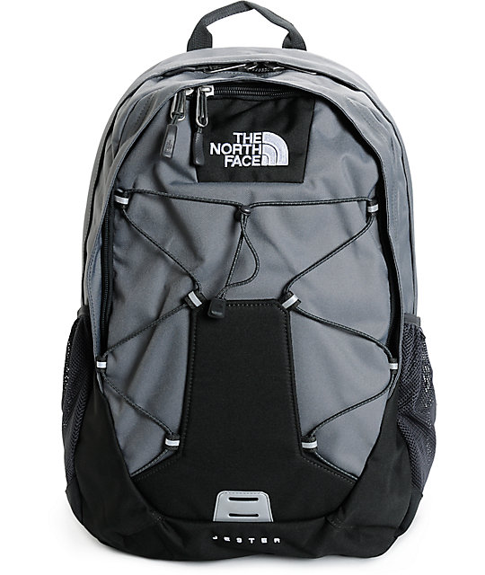 all black north face backpack